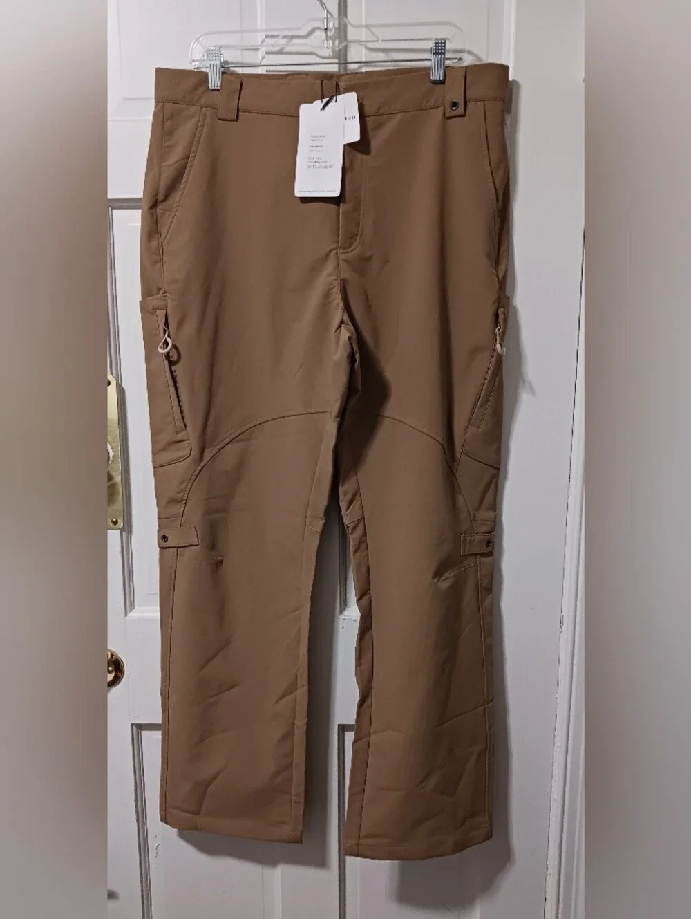 MagnaMan Men's Tactical Ripstop Cargo Pants Sz 2XL Drk Khaki Yellow NWT